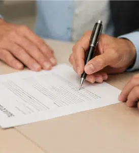 Witness signing legal documents Witness signing legal documents
